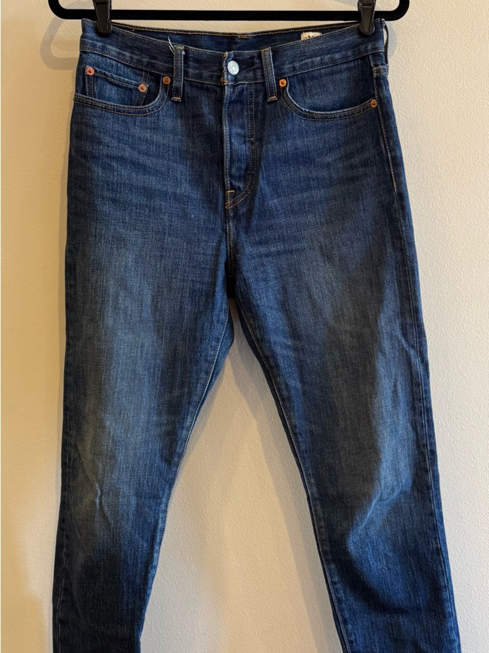 Women’s high waist Dark Blue Slim Fit Jeans